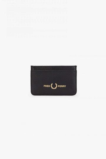 Fred Perry Piqué Textured Card Miesten Laukut Mustat | FI 1997KORI